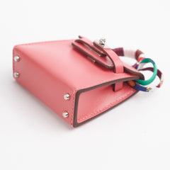 Hermes Kelly Twilly Bag Charm Rose Lipstick