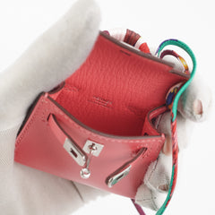Hermes Kelly Twilly Bag Charm Rose Lipstick