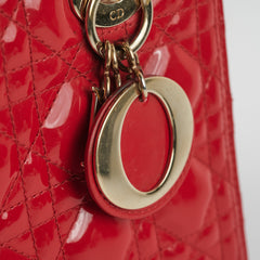 Dior Medium Lady Dior Red
