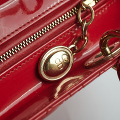 Dior Medium Lady Dior Red