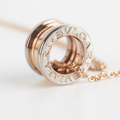 Bvlgari Zero1 Necklace Two Toned Rose Gold