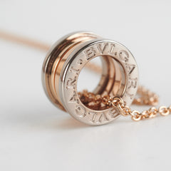 Bvlgari Zero1 Necklace Two Toned Rose Gold