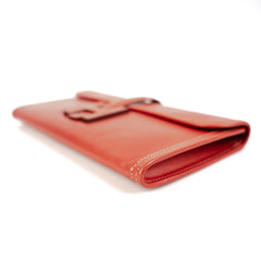 Hermes Jige Clutch 29 Red/Orange - M Stamp