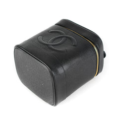 ITEM 11 - Chanel Vintage Caviar Vanity
