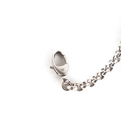 Gucci Silver Sterling Padlock Bracelet