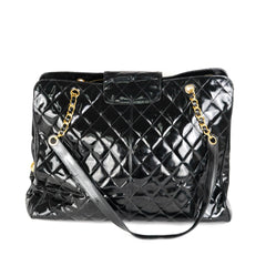Chanel Supermodel Patent Tote Black