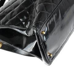 Chanel Supermodel Patent Tote Black