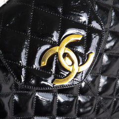 Chanel Supermodel Patent Tote Black