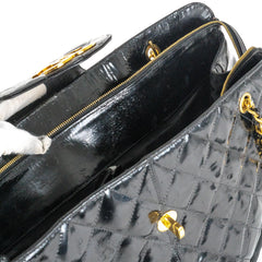 Chanel Supermodel Patent Tote Black
