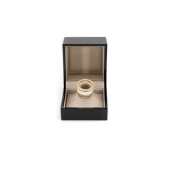 Bvlgari B.Zero Ring Pink Gold White Ceramic