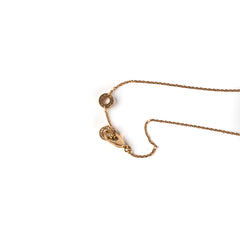 Bvlgari diva mother of pearl rose gold necklace