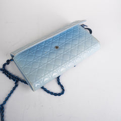Dior Wallet On Chain WOC Crossbody Bag Blue