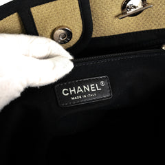 Chanel Deauville Tote Sand