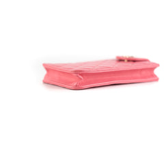 Chanel Lambskin Pink Phone holder