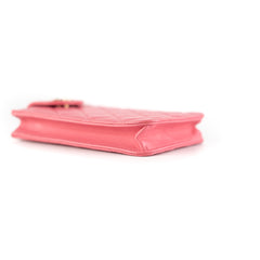 Chanel Lambskin Pink Phone holder