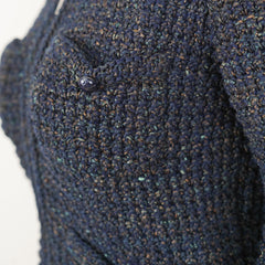 Chanel Navy Knit Cardigan - Size 36