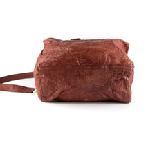 Givenchy Pandora Red Distressed Leather Cross Body Bag