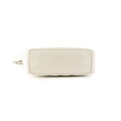 Chanel Quilted Caviar Petite Shopping Tote Cream (Olive undertone)