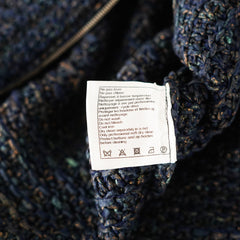 Chanel Navy Knit Cardigan - Size 36