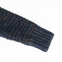 Chanel Navy Knit Cardigan - Size 36