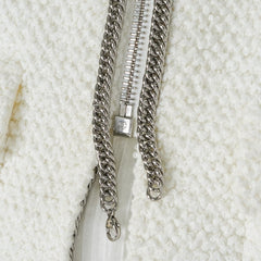 Chanel Short Jacket White 38