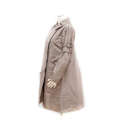 Louis Vuitton Striped Beige Coat - Size 38