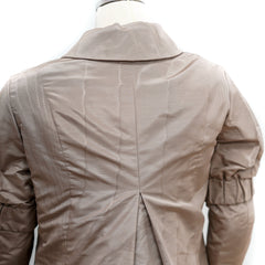 Louis Vuitton Striped Beige Coat - Size 38