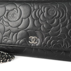 Chanel Camelia Wallet on Chain Black