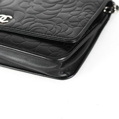 Chanel Camelia Wallet on Chain Black