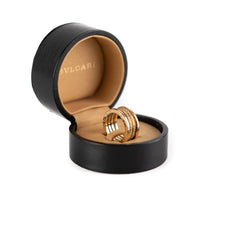 Bvlgari 18k Diamond Yellow Gold Ring 58