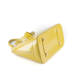 Louis Vuitton Alma PM Green Vernis Bag