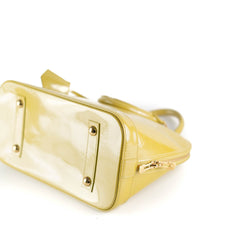 Louis Vuitton Alma PM Green Vernis Bag