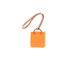 Hermes Orange Bag Charm