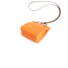 Hermes Orange Bag Charm