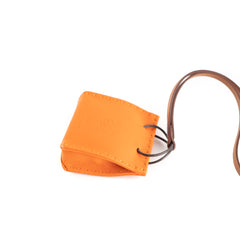 Hermes Orange Bag Charm