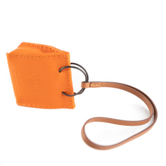 Hermes Orange Bag Charm