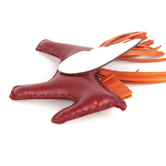 Hermes Rodeo Pegasus Charm PM Burgundy/Cornaline/ Bleu Brume - Stamp U