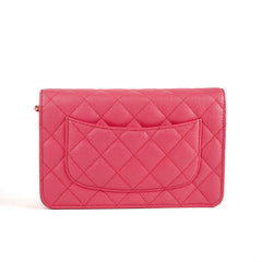 ITEM 23 - Chanel Matelasse Caviar Wallet On Chain WOC Pink HOLD BC