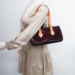 Louis Vuitton Vernis Tricot Bag Amarante