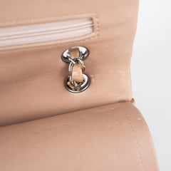 Chanel Patent Medium Classic Flap Beige