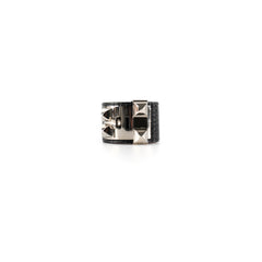 Hermes Shiny Alligator Collier de Chien Bracelet
