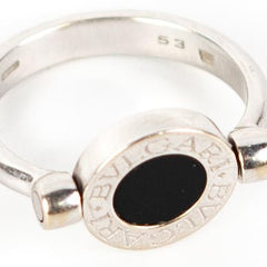 Bvlgari Ring 18K White Gold 53