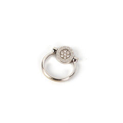 Bvlgari Ring 18K White Gold 53