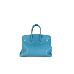 Hermes Birkin 35 Blue Jean - [H] Square