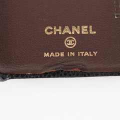 Chanel Quilted Caviar iPhone XS Max Case Black