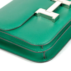 Hermes Constance 18 Evercolor Green - C stamp