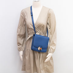 Hermes 2002 Veau Evercolor Bleau - IU Stamp