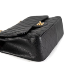 Chanel Classic Jumbo Black Caviar GHW