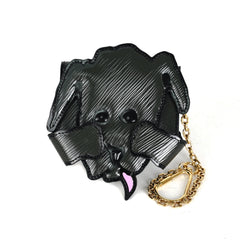 Louis Vuitton Epi Dog Card Holder Black