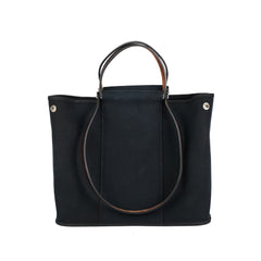 Hermes Canvas Bag Black - M Stamp